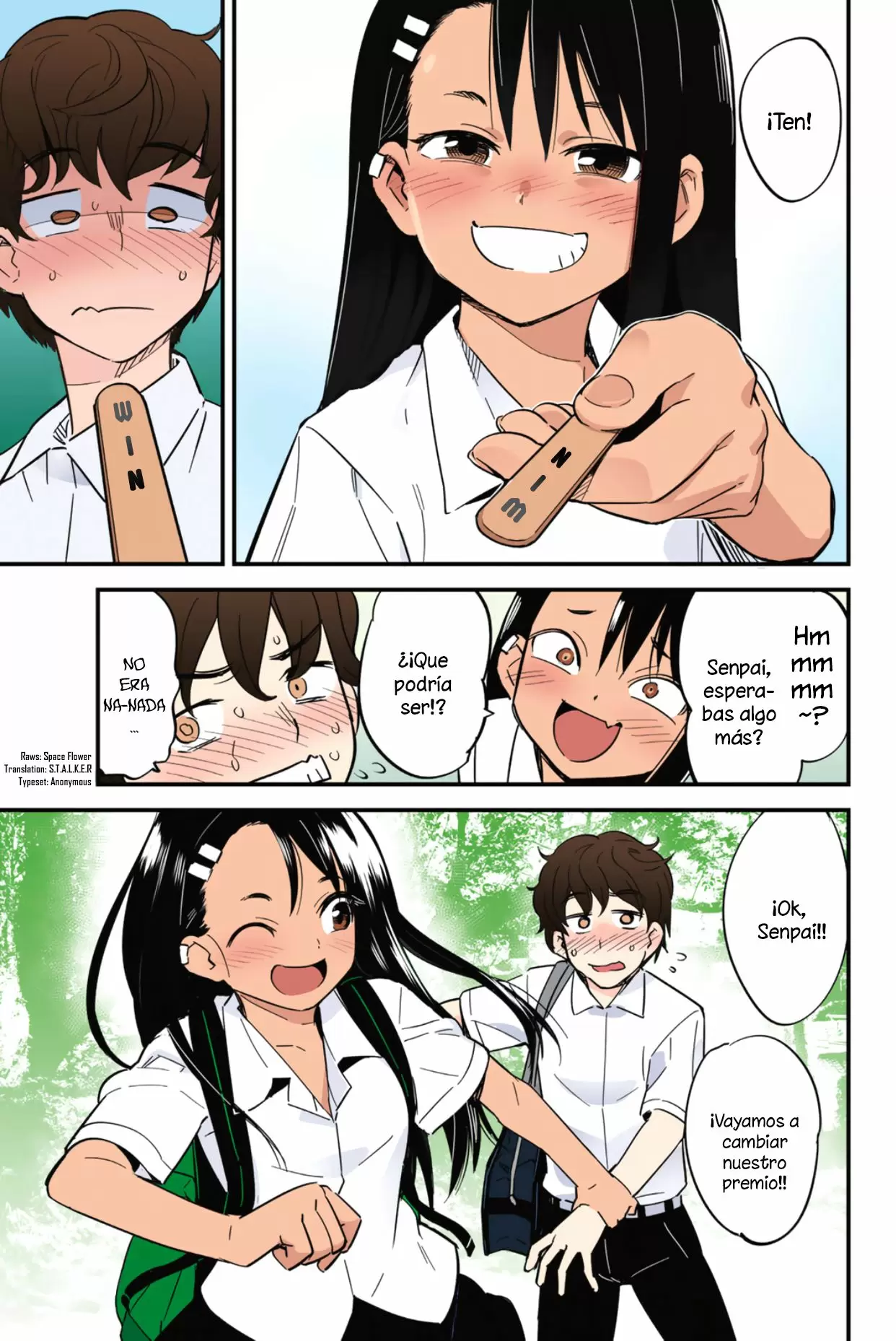 Please don't bully me, Nagatoro capítulo 16.2, página 5