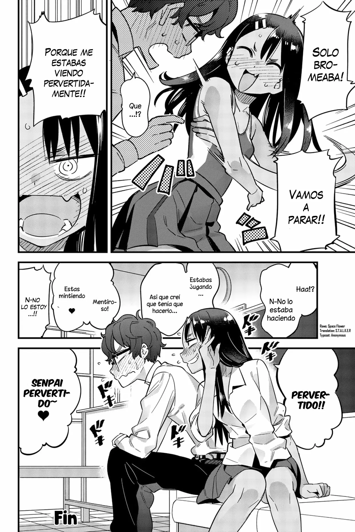 Please don't bully me, Nagatoro capítulo 16.4, página 9