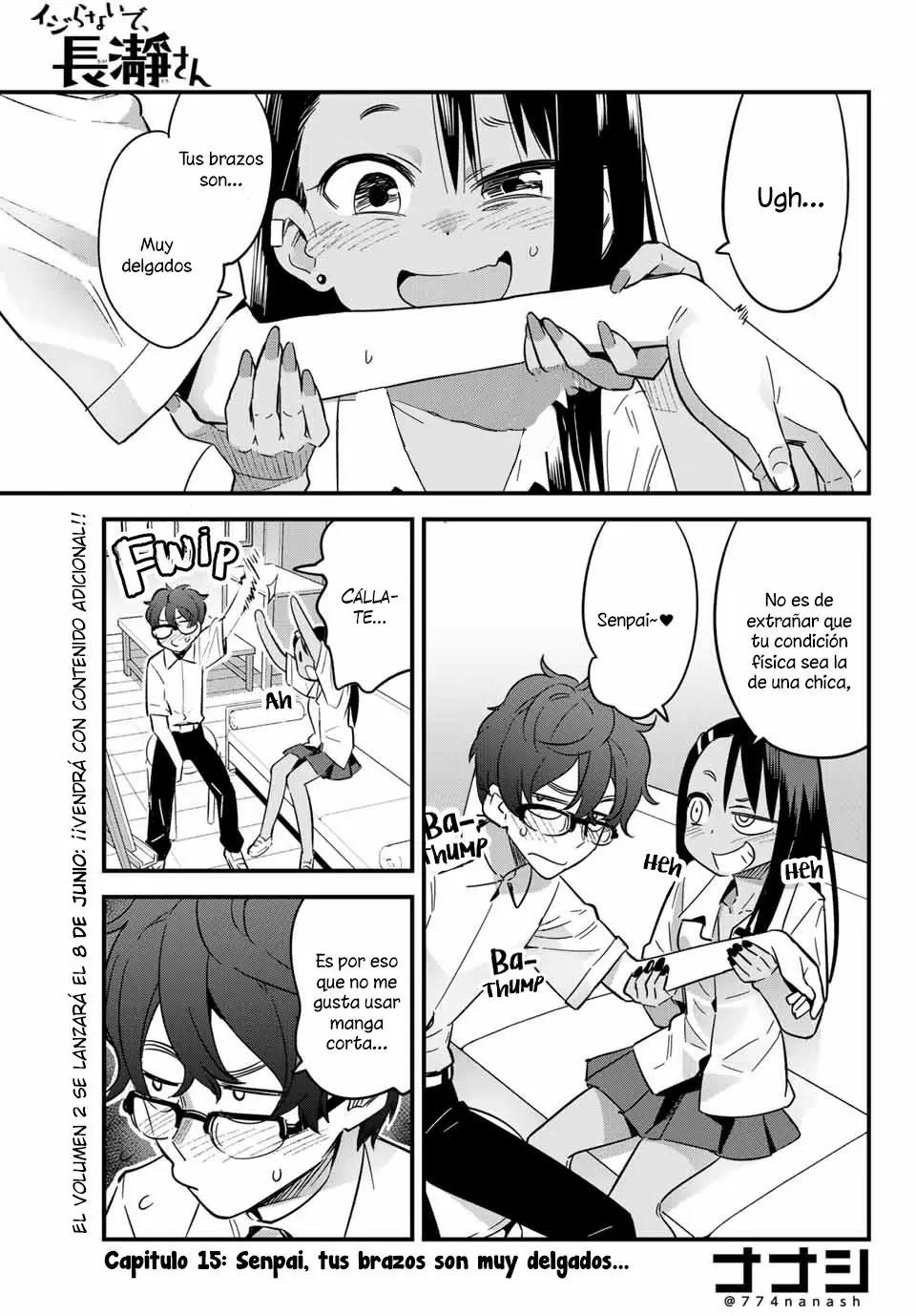 Please don't bully me, Nagatoro capítulo 16, página 2
