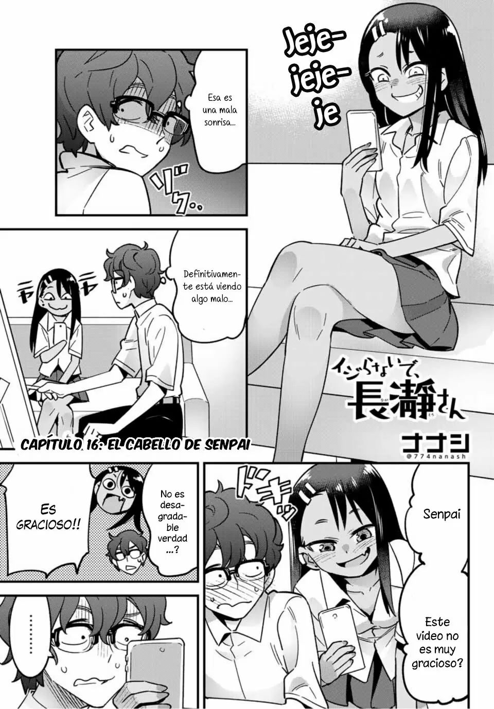 Please don't bully me, Nagatoro capítulo 17, página 2