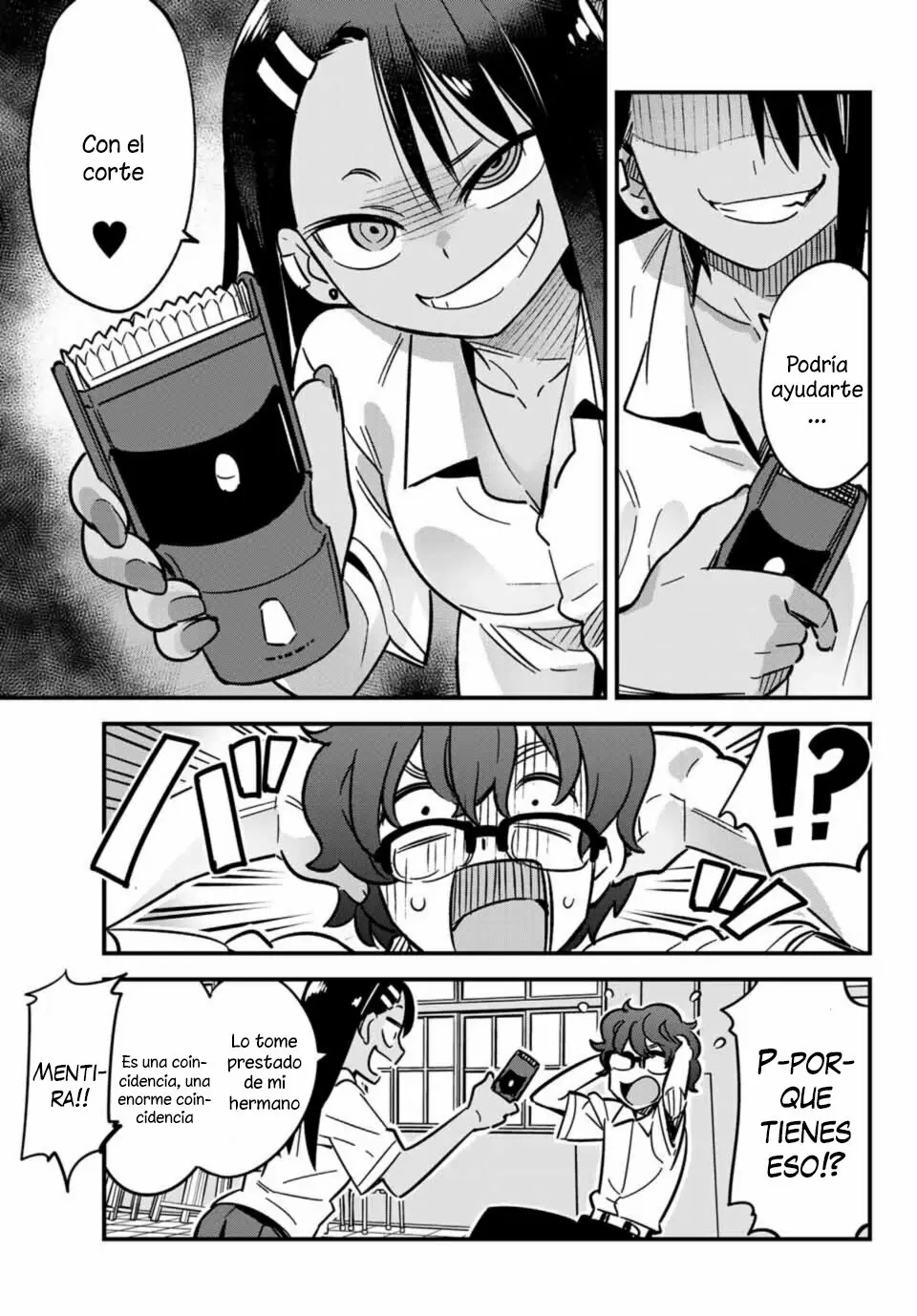 Please don't bully me, Nagatoro capítulo 17, página 6