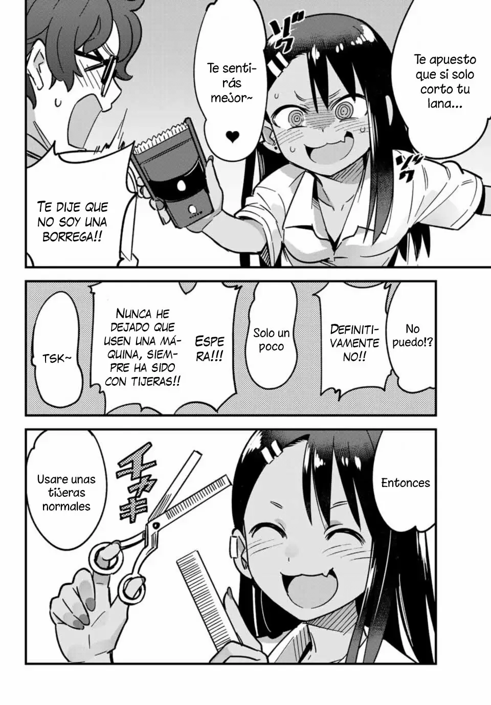Please don't bully me, Nagatoro capítulo 17, página 7