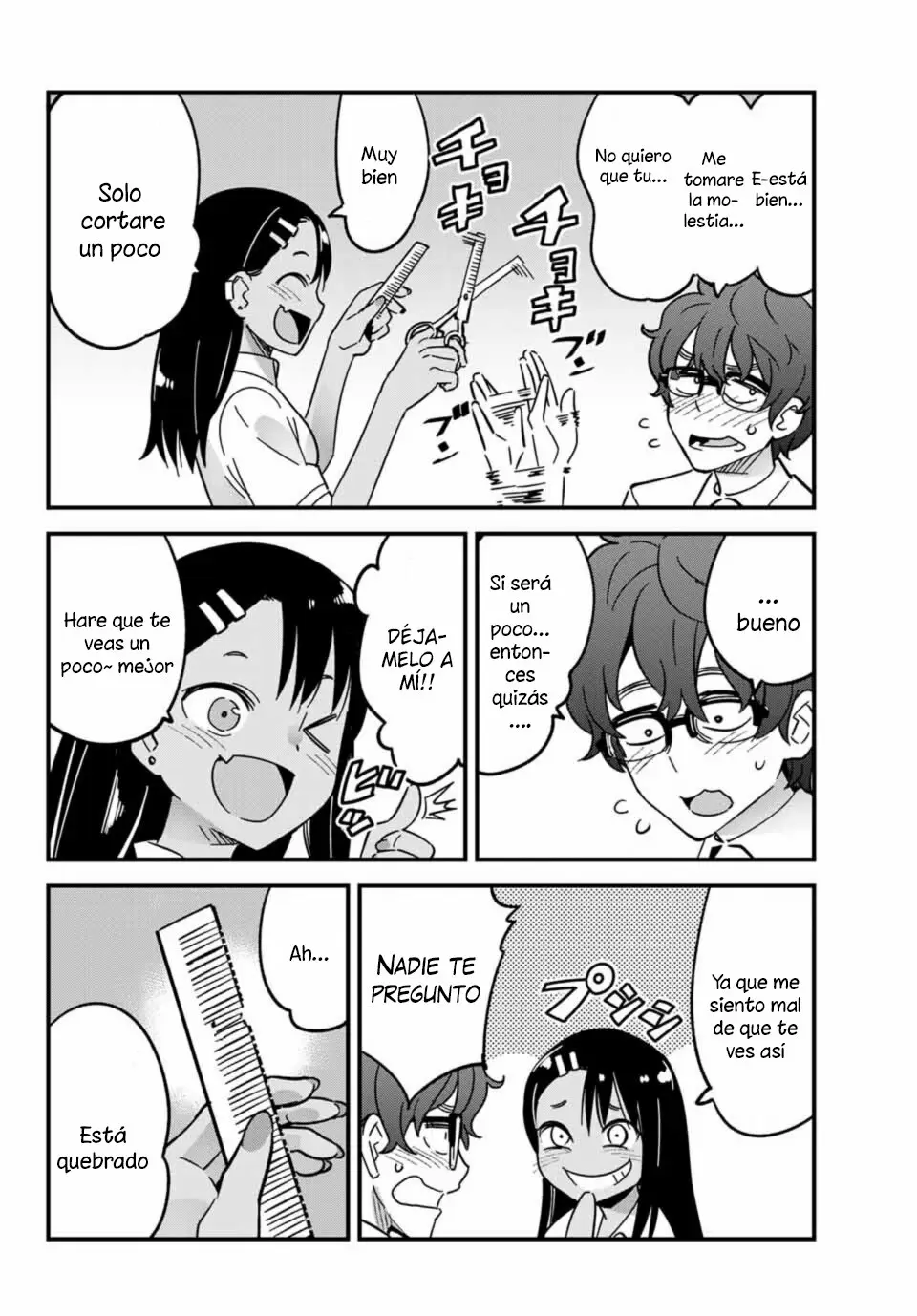Please don't bully me, Nagatoro capítulo 17, página 9