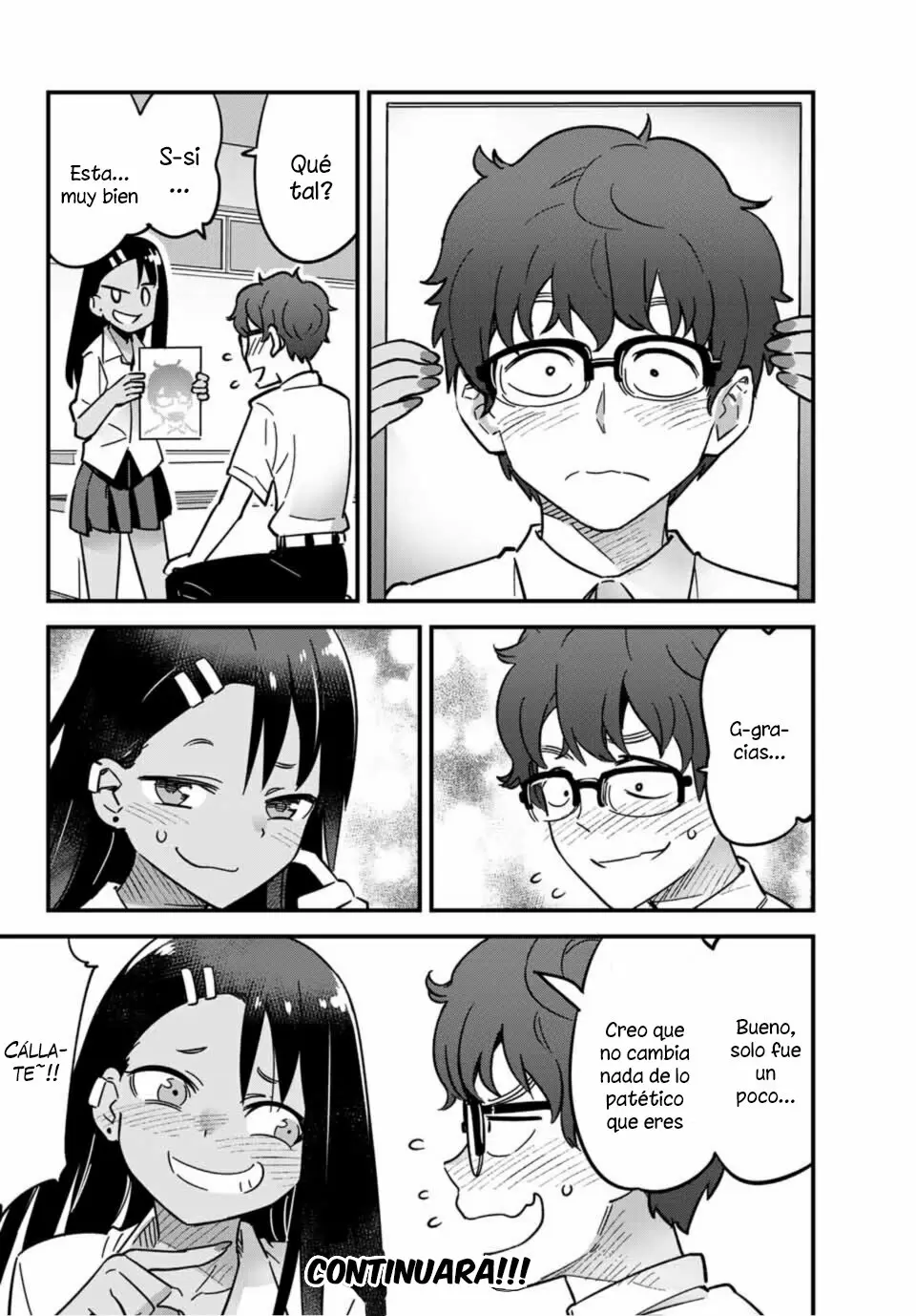 Please don't bully me, Nagatoro capítulo 17, página 19