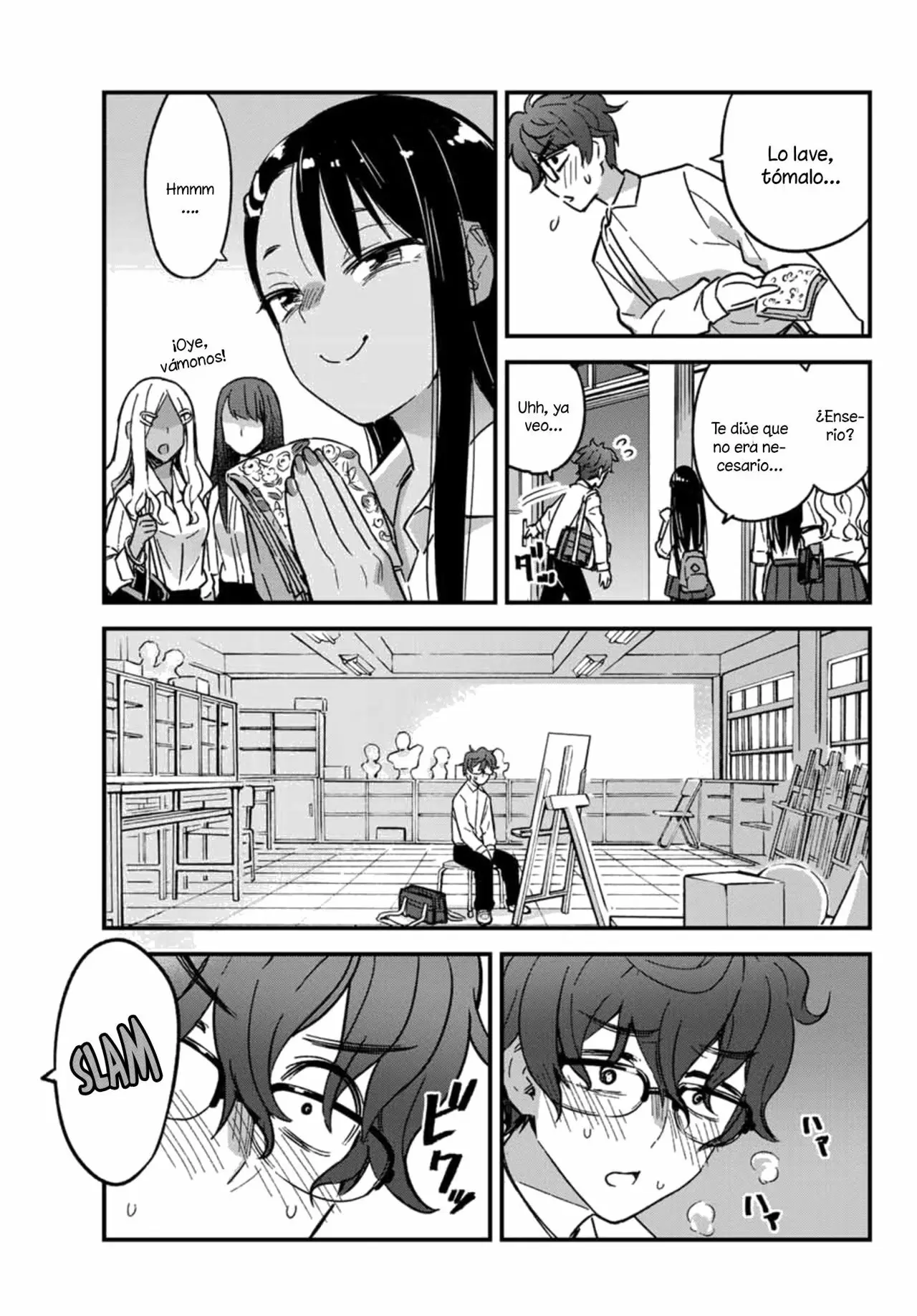Please don't bully me, Nagatoro capítulo 2, página 4