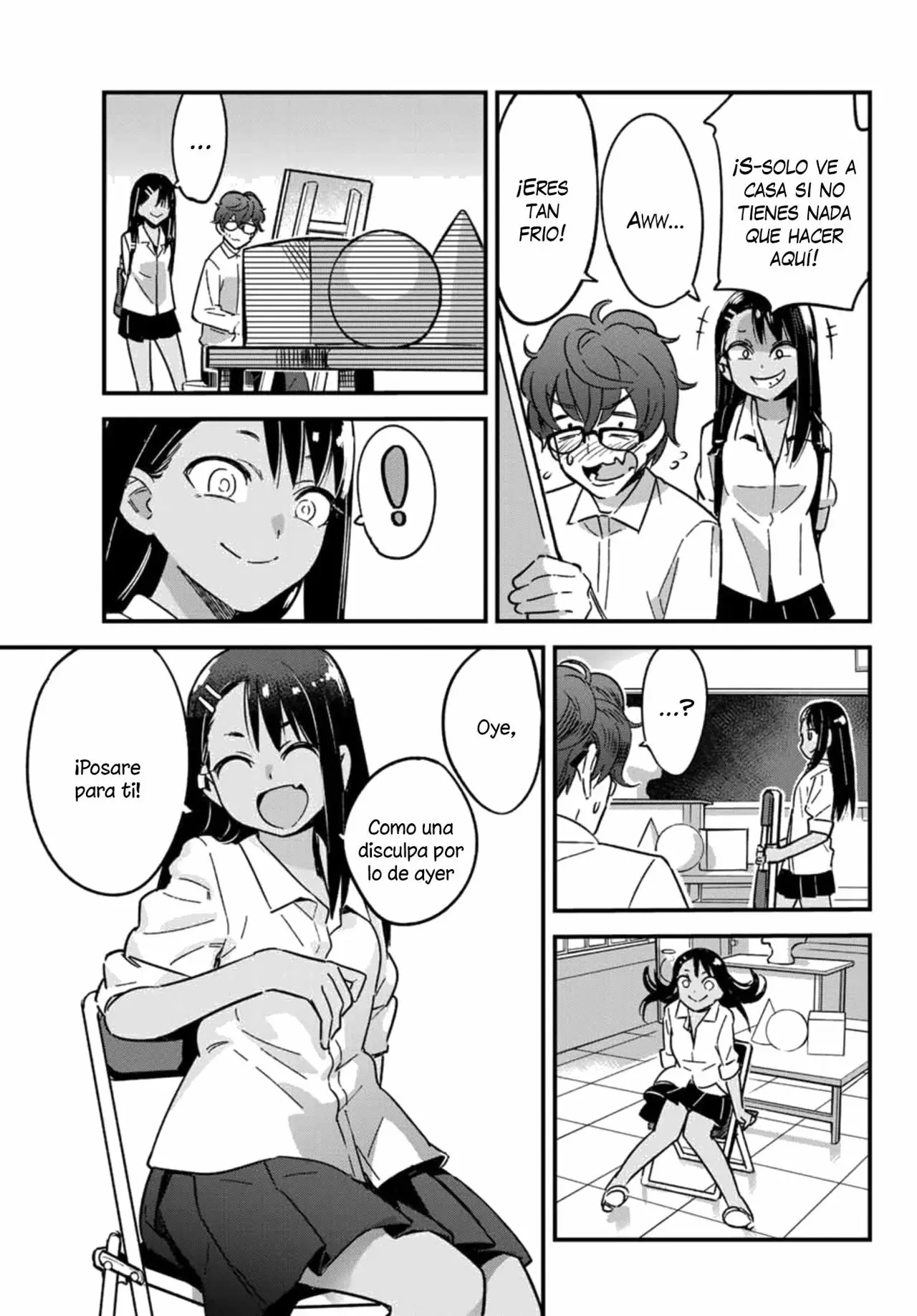 Please don't bully me, Nagatoro capítulo 2, página 6