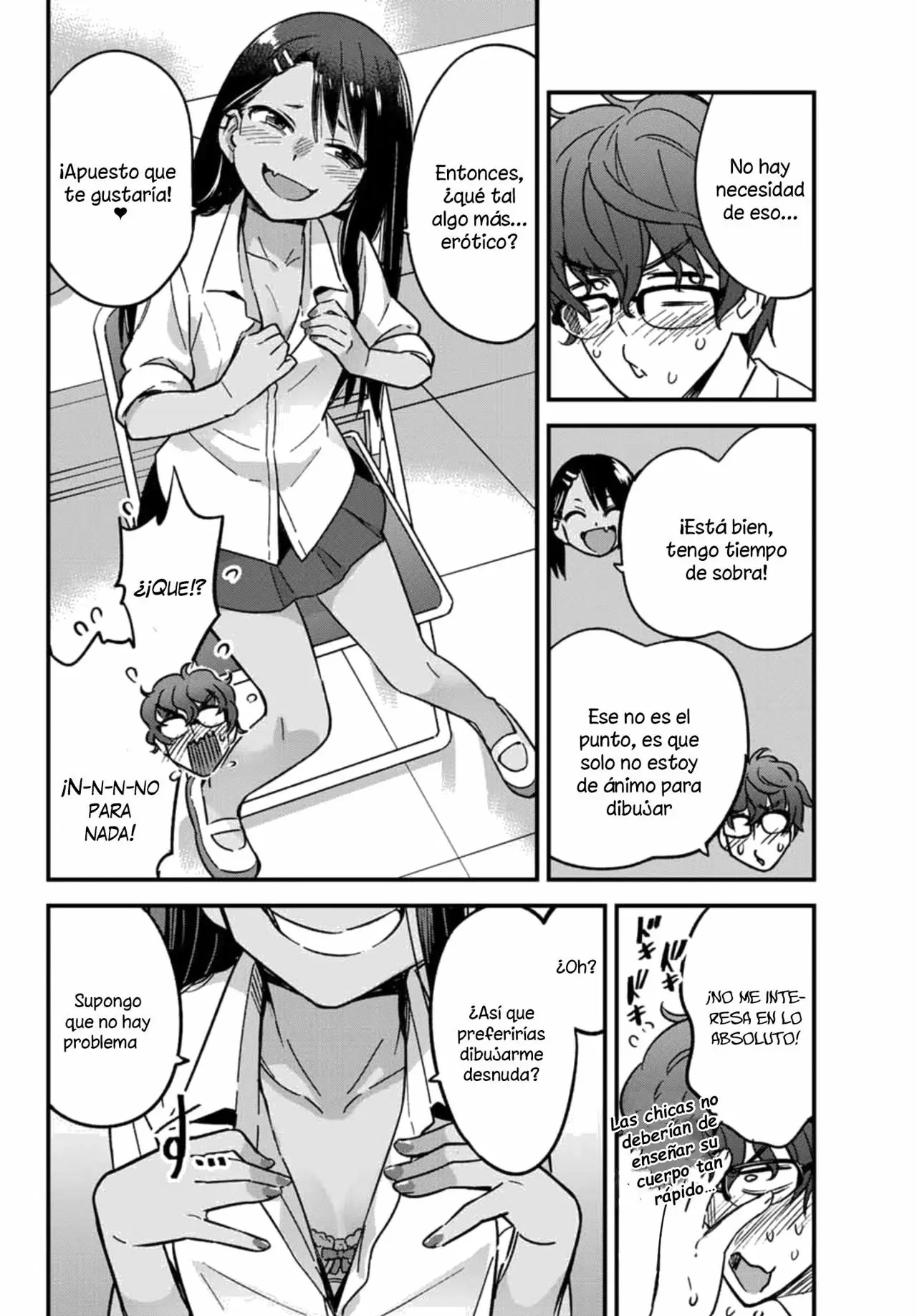 Please don't bully me, Nagatoro capítulo 2, página 7