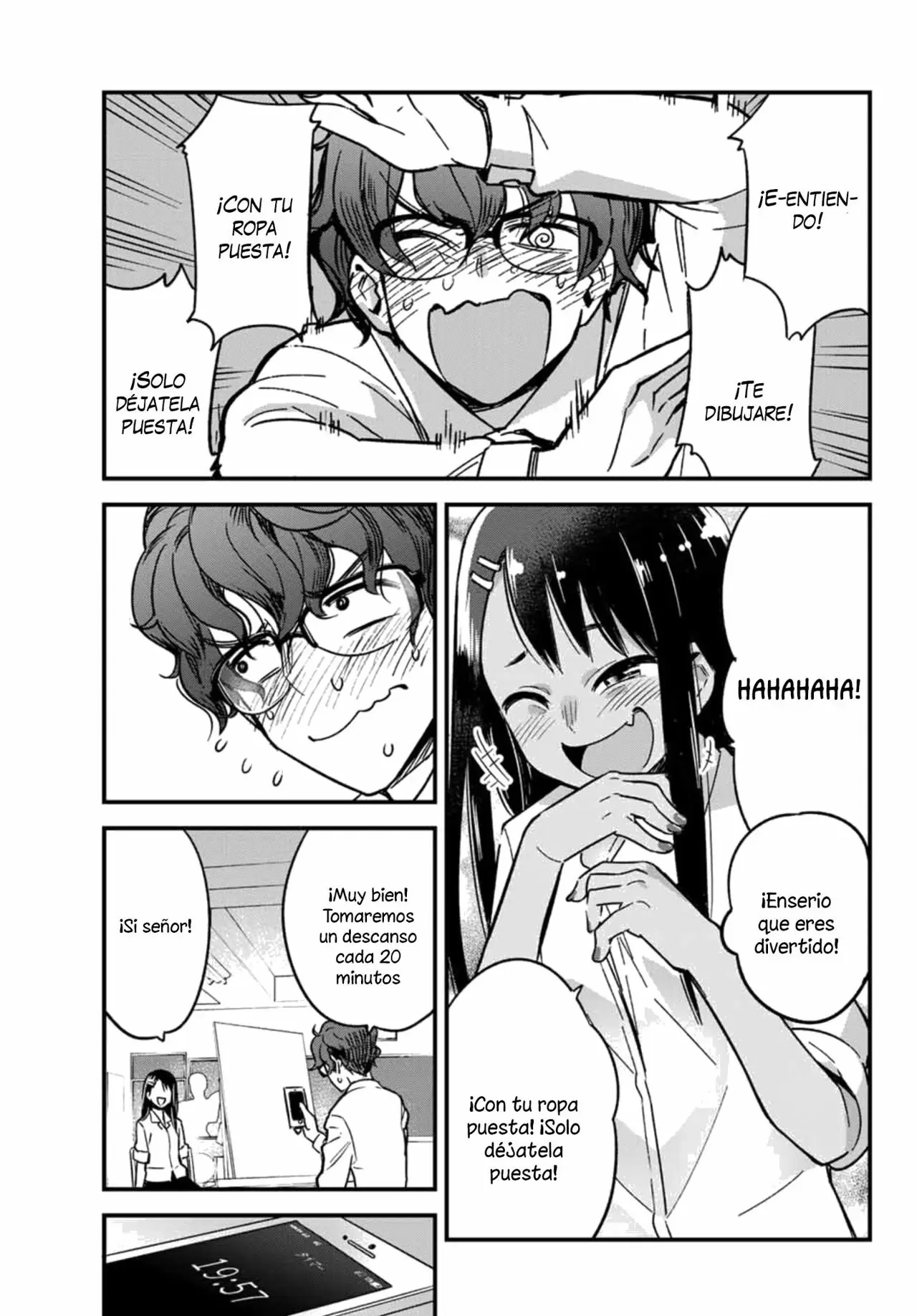 Please don't bully me, Nagatoro capítulo 2, página 8