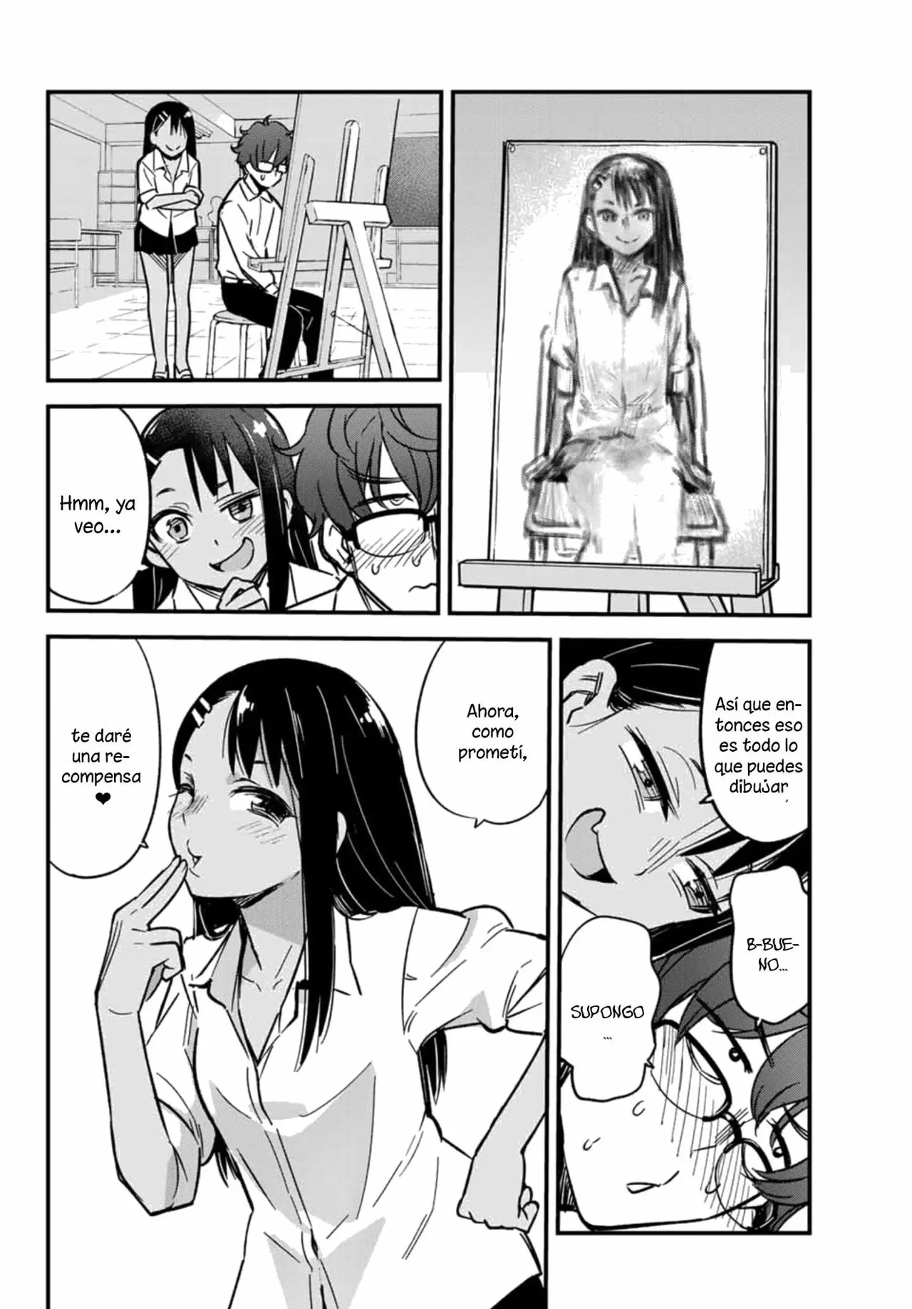Please don't bully me, Nagatoro capítulo 2, página 13
