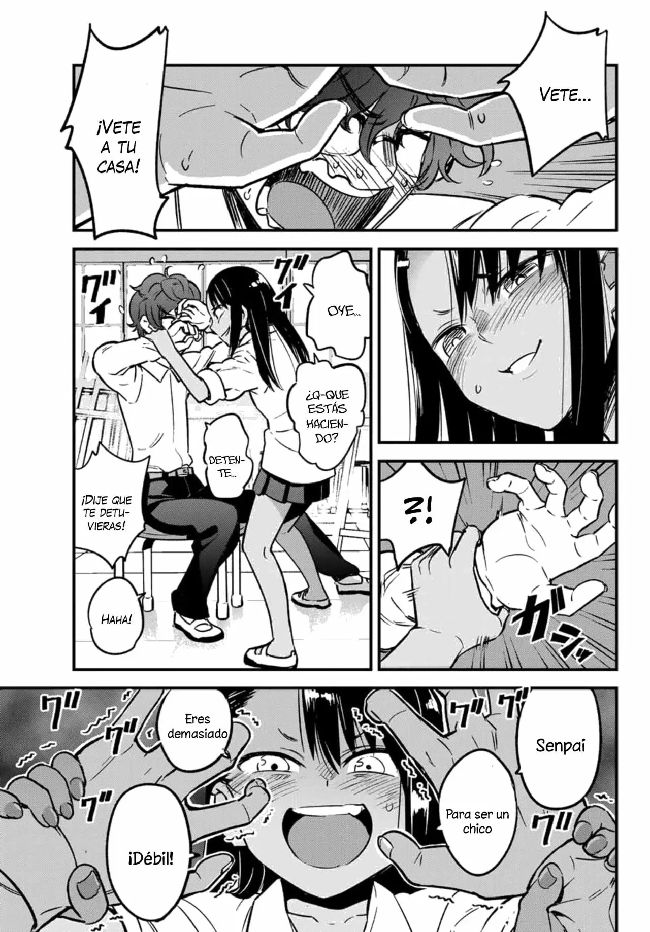 Please don't bully me, Nagatoro capítulo 2, página 18