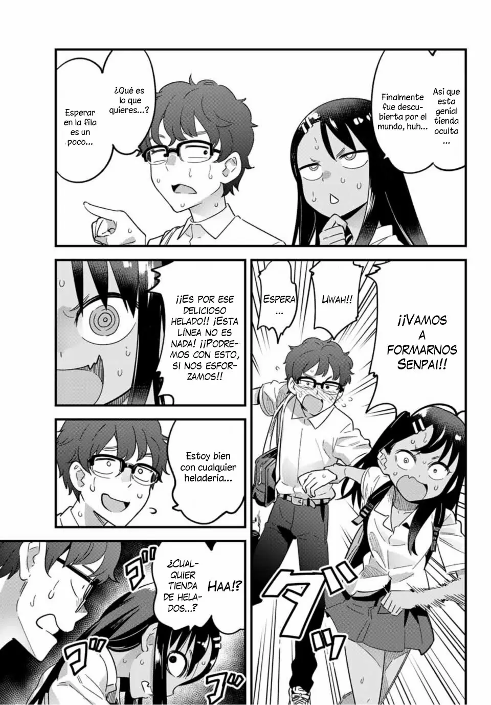 Please don't bully me, Nagatoro capítulo 21, página 4