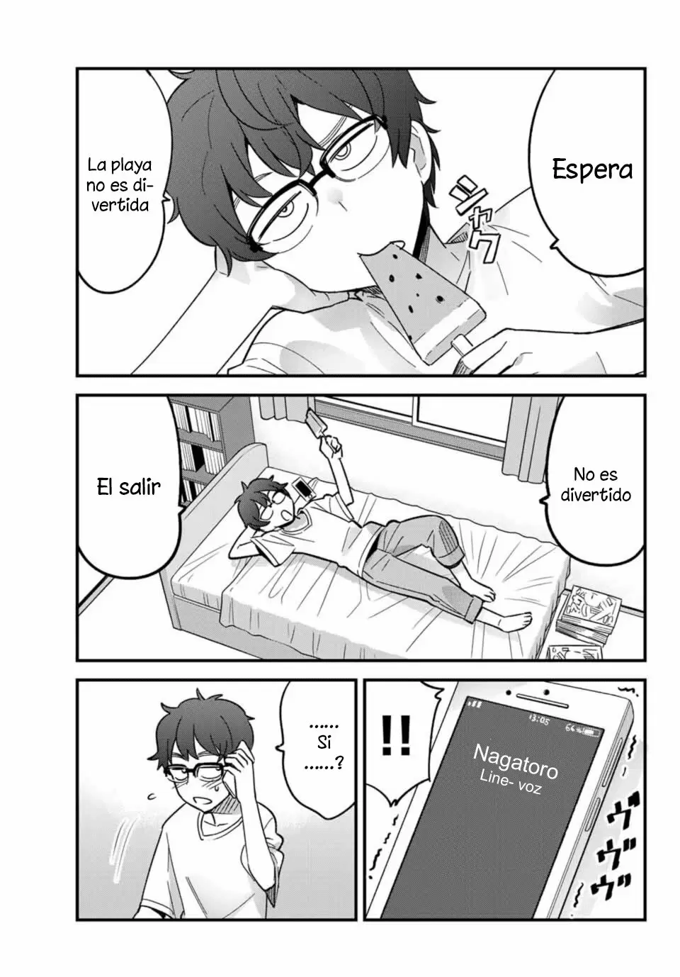 Please don't bully me, Nagatoro capítulo 23, página 4
