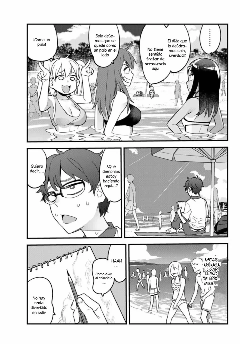 Please don't bully me, Nagatoro capítulo 24, página 4