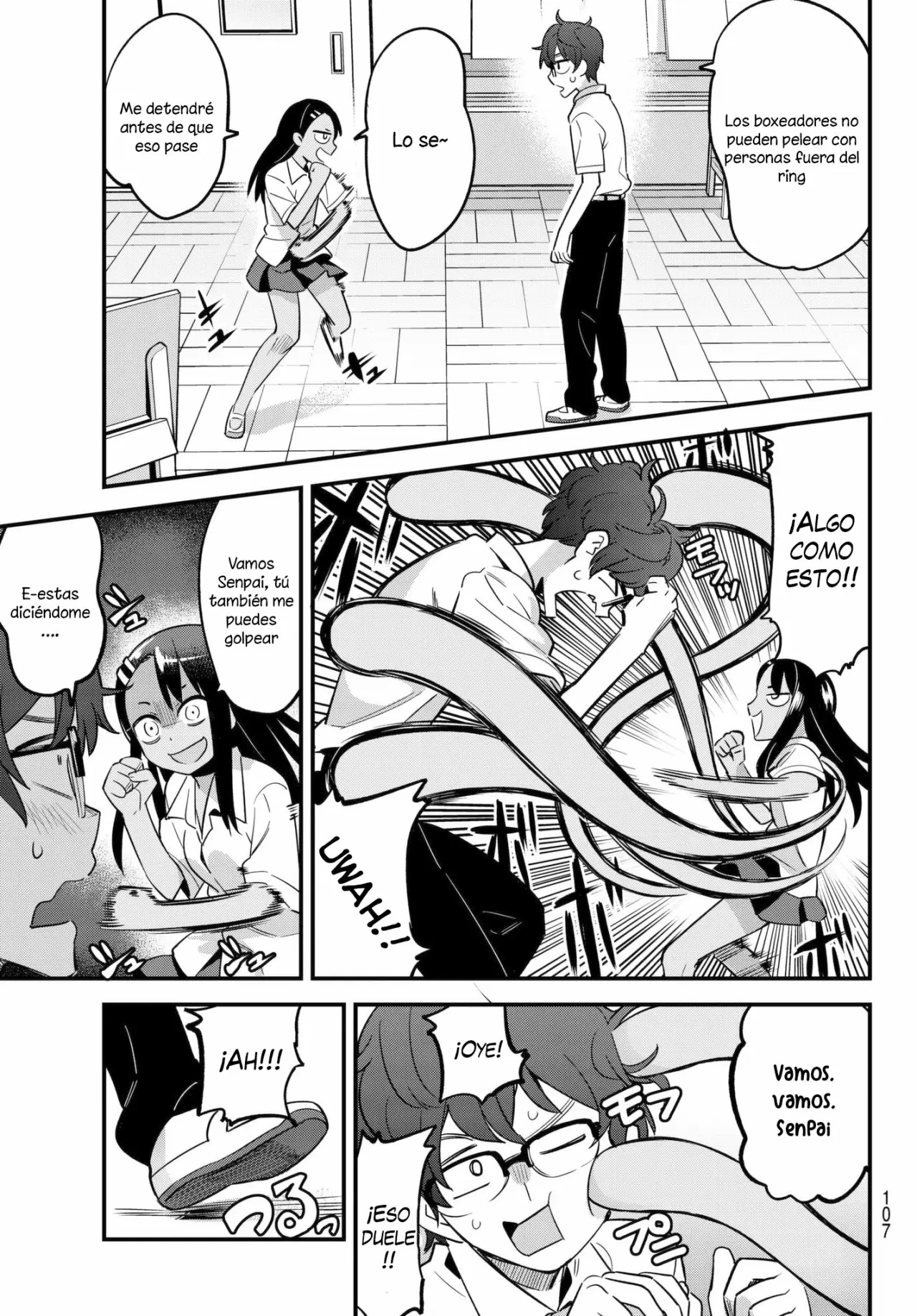 Please don't bully me, Nagatoro capítulo 28.5, página 4