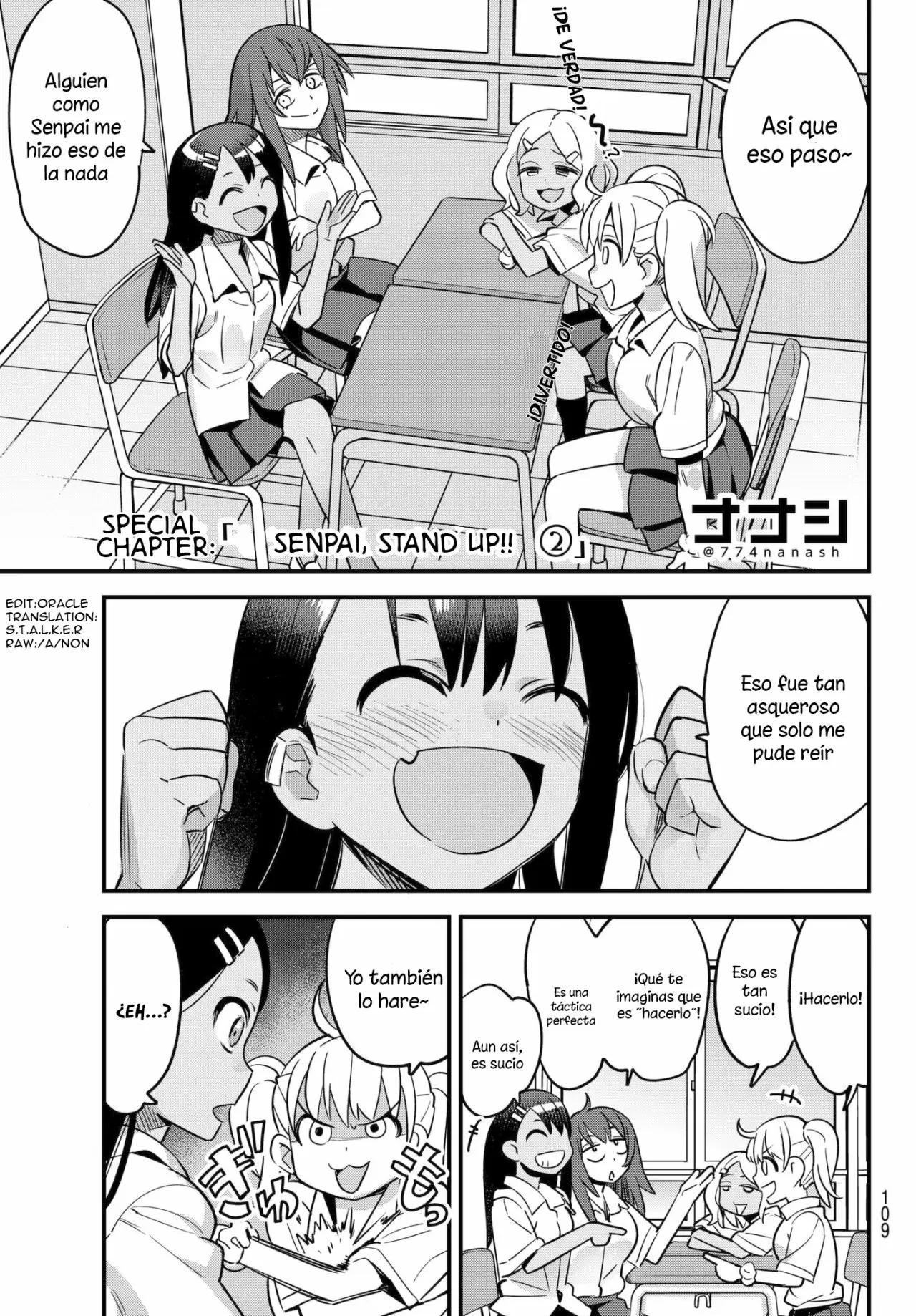 Please don't bully me, Nagatoro capítulo 28.5, página 6