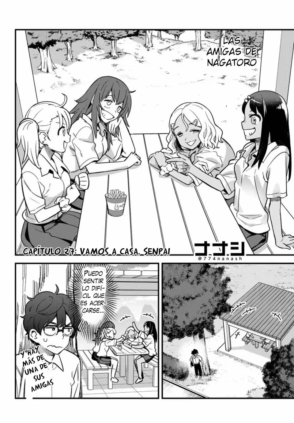 Please don't bully me, Nagatoro capítulo 28, página 3