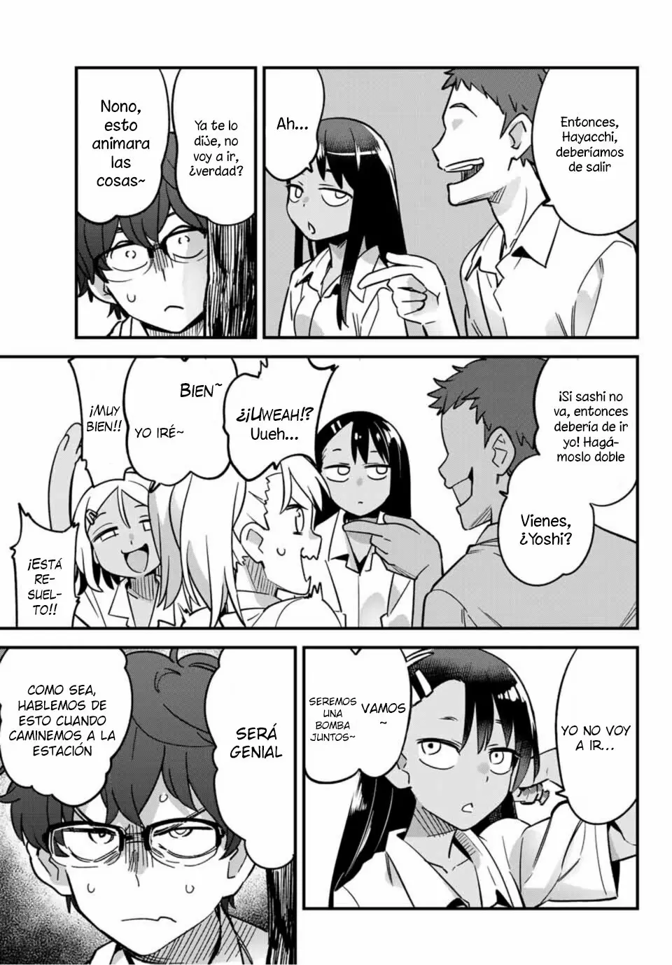 Please don't bully me, Nagatoro capítulo 28, página 8