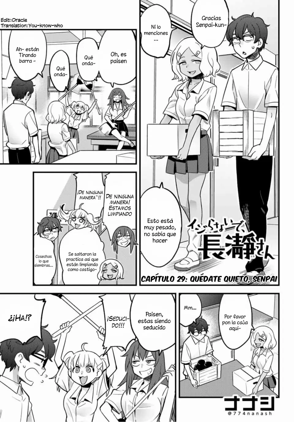 Please don't bully me, Nagatoro capítulo 30, página 3
