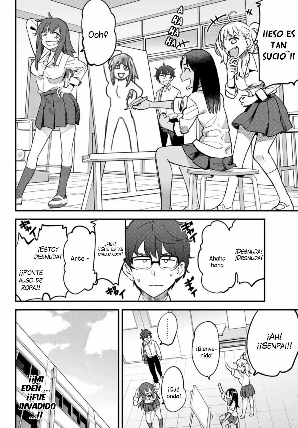 Please don't bully me, Nagatoro capítulo 33, página 4