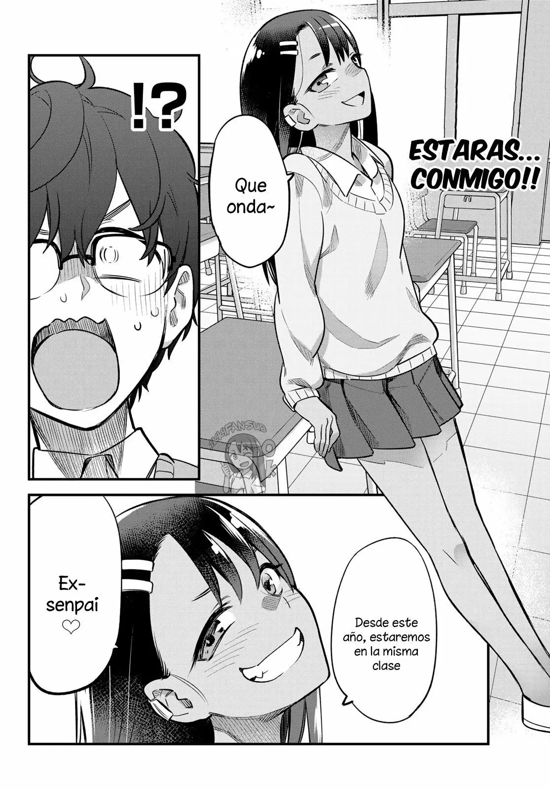 Please don't bully me, Nagatoro capítulo 35.5, página 8