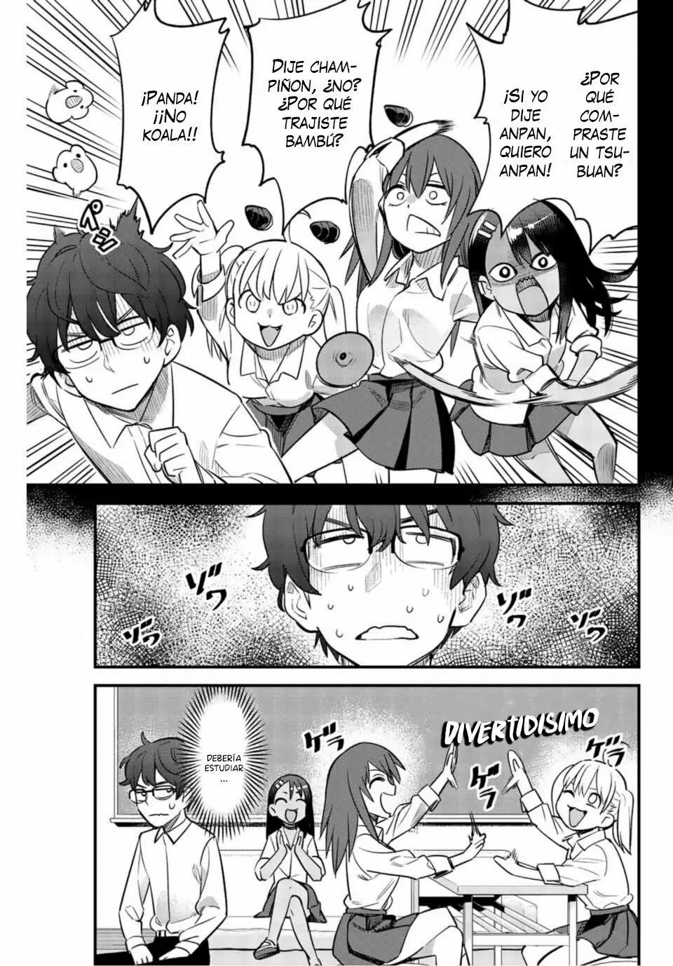 Please don't bully me, Nagatoro capítulo 36, página 9