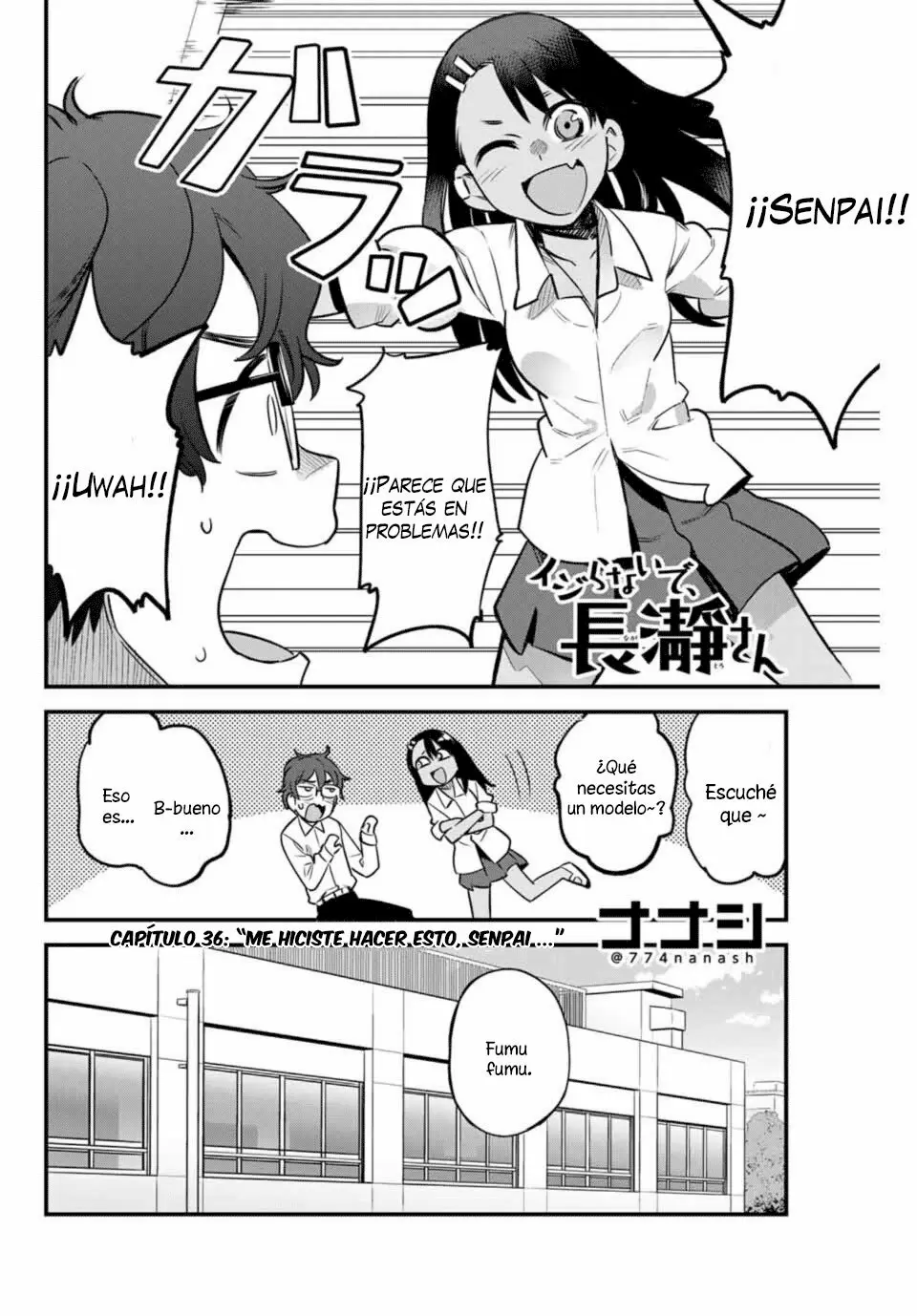 Please don't bully me, Nagatoro capítulo 37, página 4