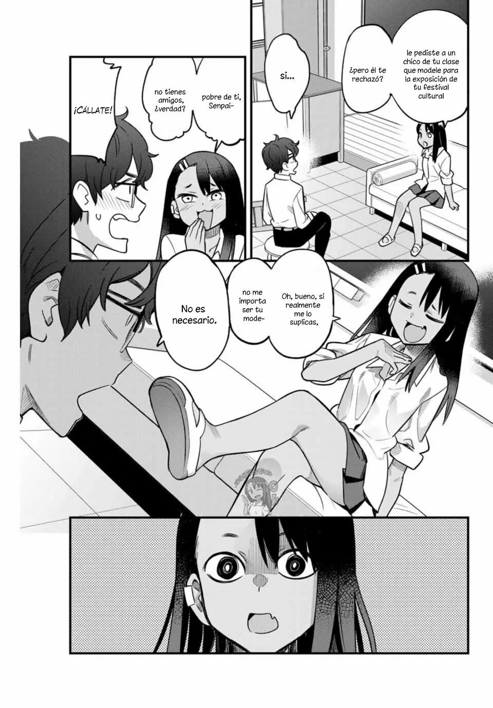Please don't bully me, Nagatoro capítulo 37, página 5