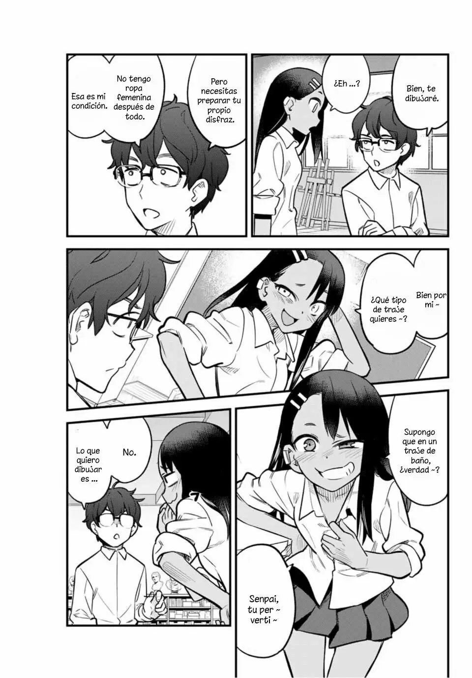 Please don't bully me, Nagatoro capítulo 37, página 9