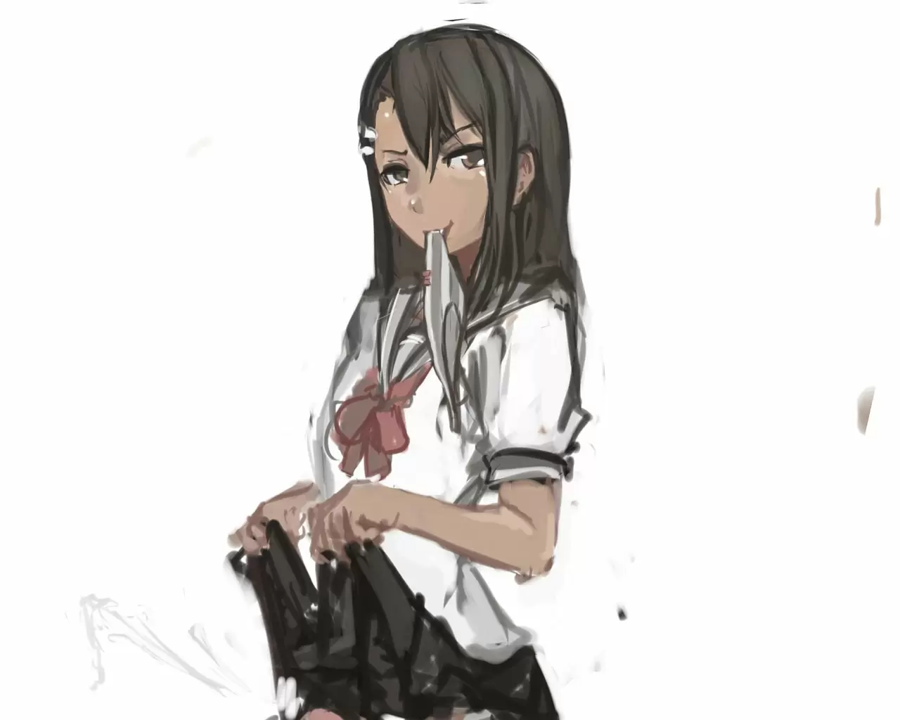 Please don't bully me, Nagatoro capítulo 37, página 17