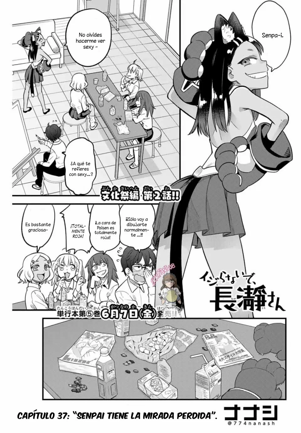 Please don't bully me, Nagatoro capítulo 38, página 4