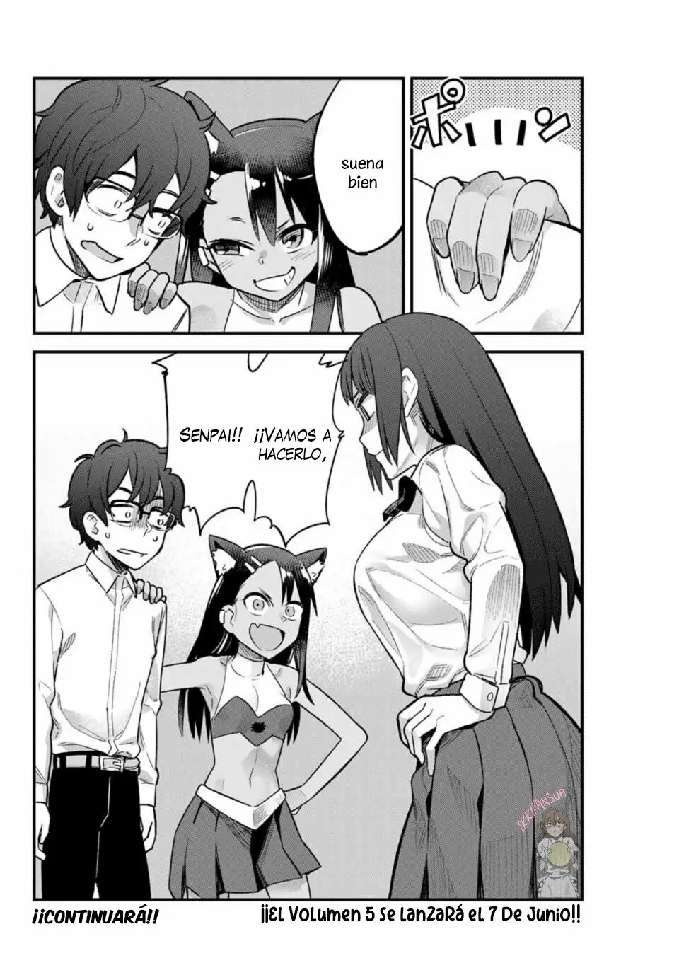 Please don't bully me, Nagatoro capítulo 39, página 19