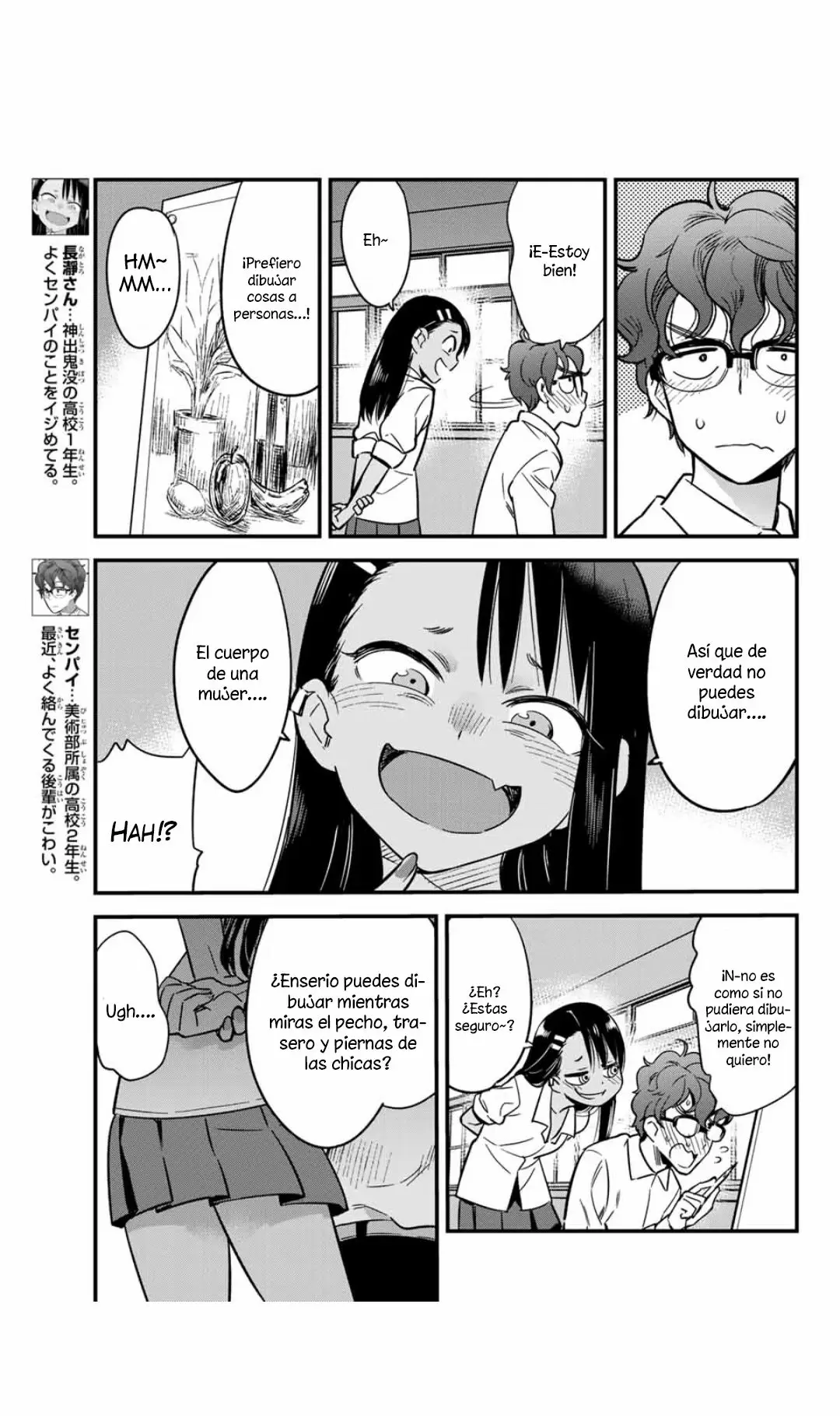 Please don't bully me, Nagatoro capítulo 4.5, página 4