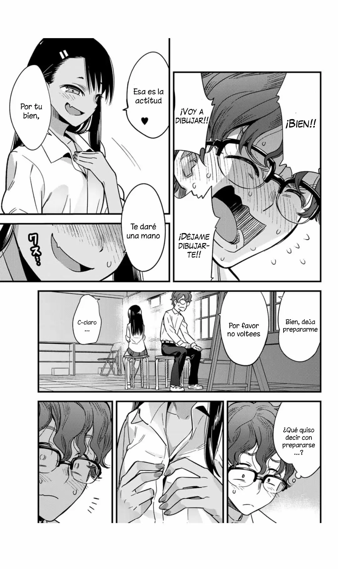 Please don't bully me, Nagatoro capítulo 4.5, página 6