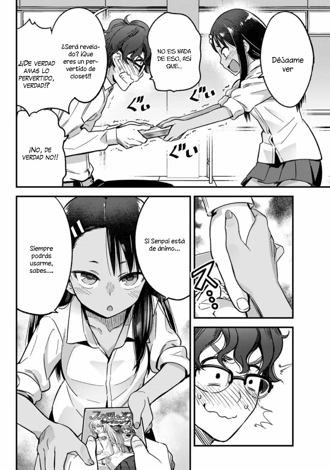 Please don't bully me, Nagatoro capítulo 4, página 5
