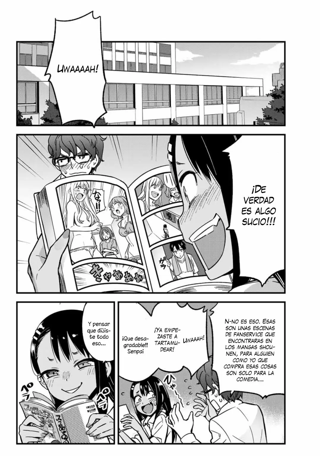 Please don't bully me, Nagatoro capítulo 4, página 7