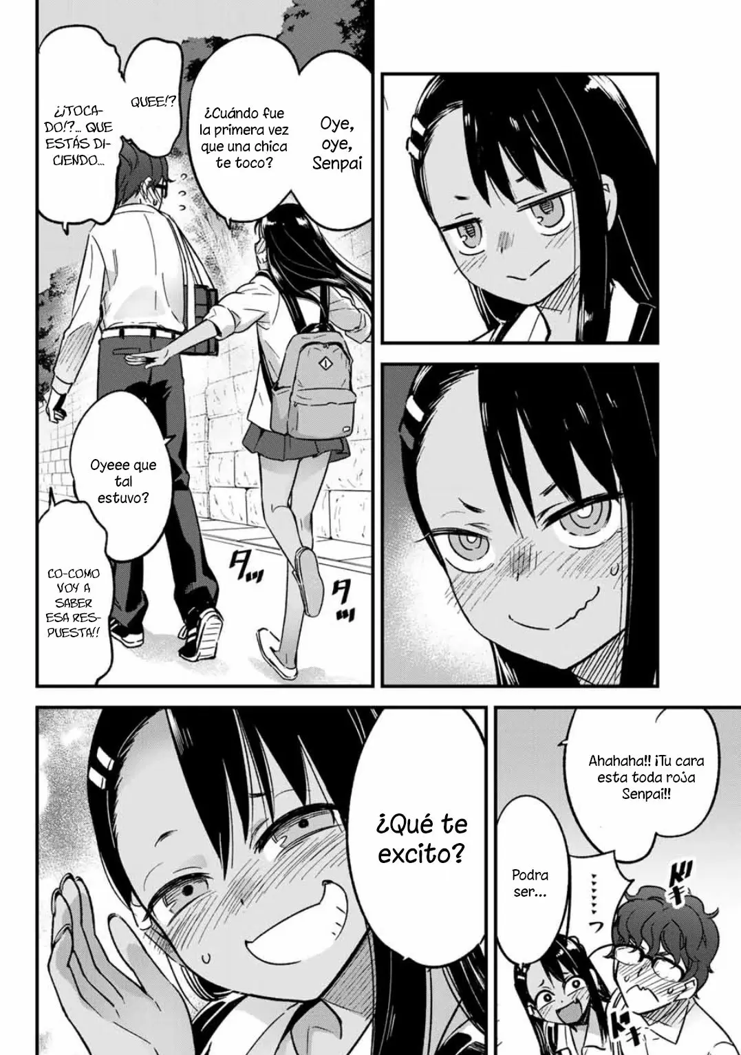 Please don't bully me, Nagatoro capítulo 4, página 13