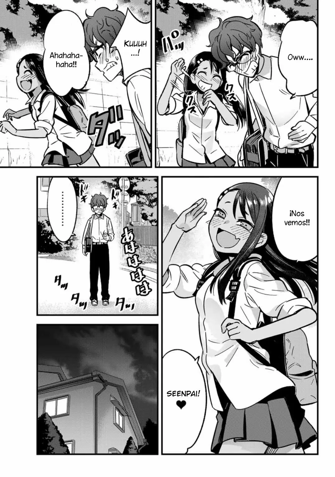 Please don't bully me, Nagatoro capítulo 4, página 16
