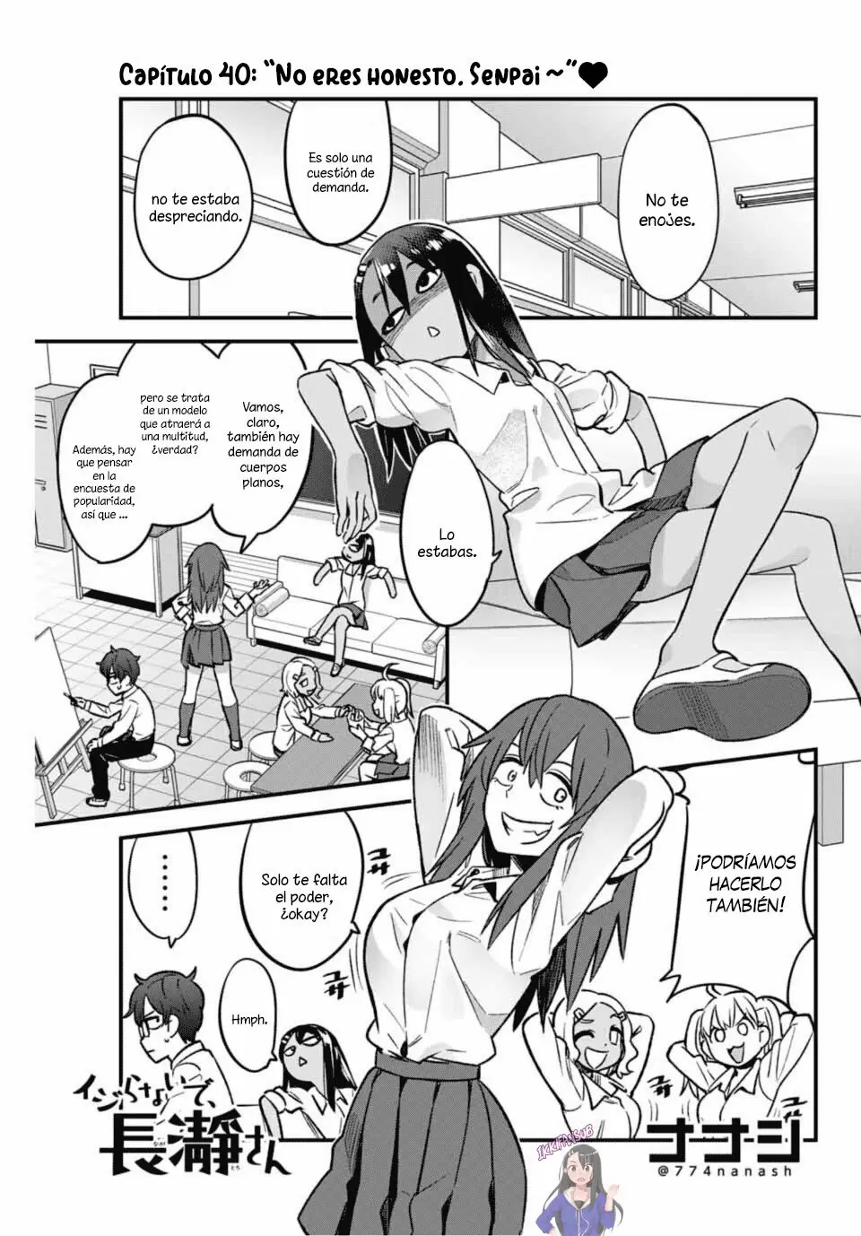 Please don't bully me, Nagatoro capítulo 41, página 4