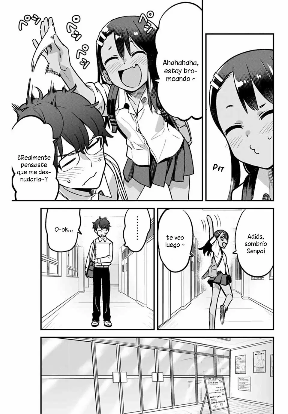 Please don't bully me, Nagatoro capítulo 43, página 8