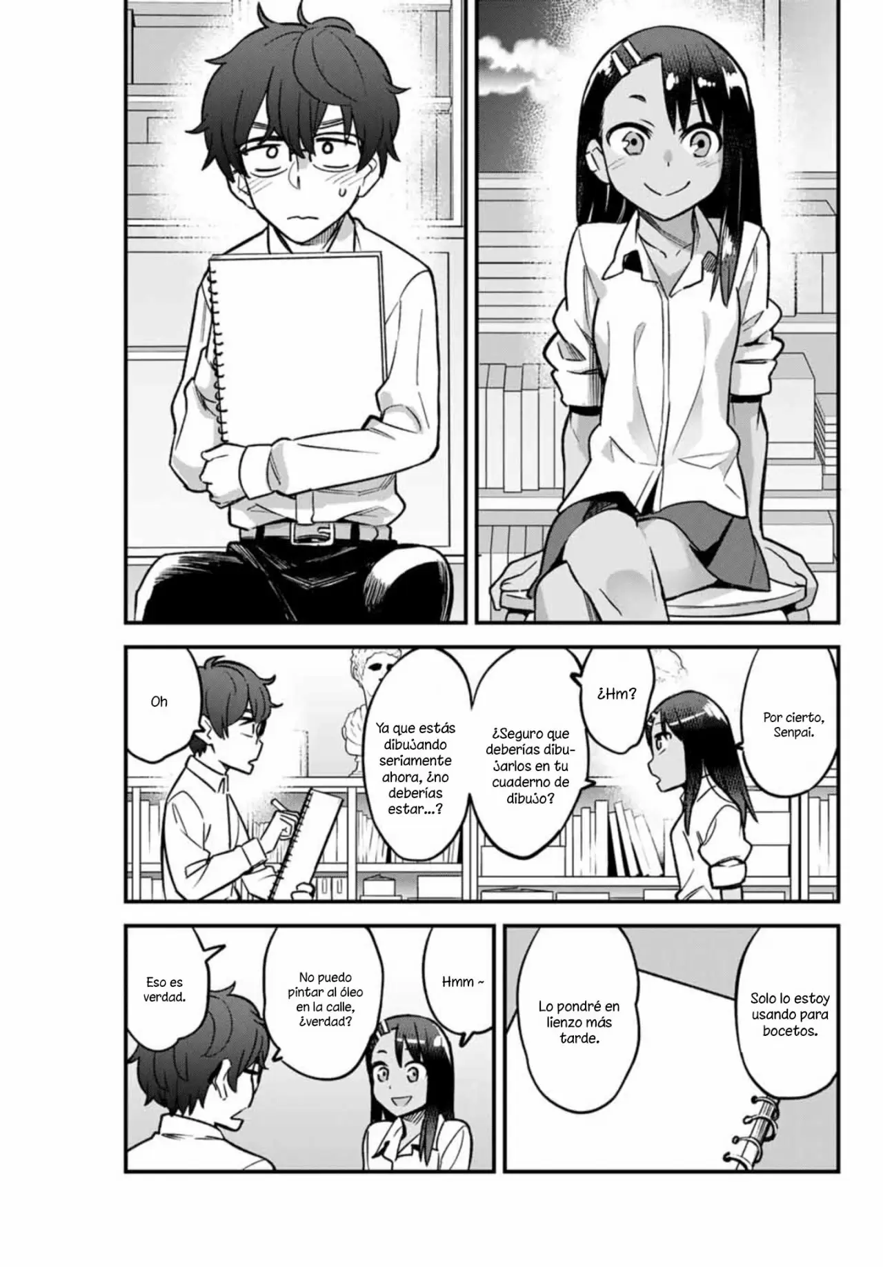 Please don't bully me, Nagatoro capítulo 43, página 12