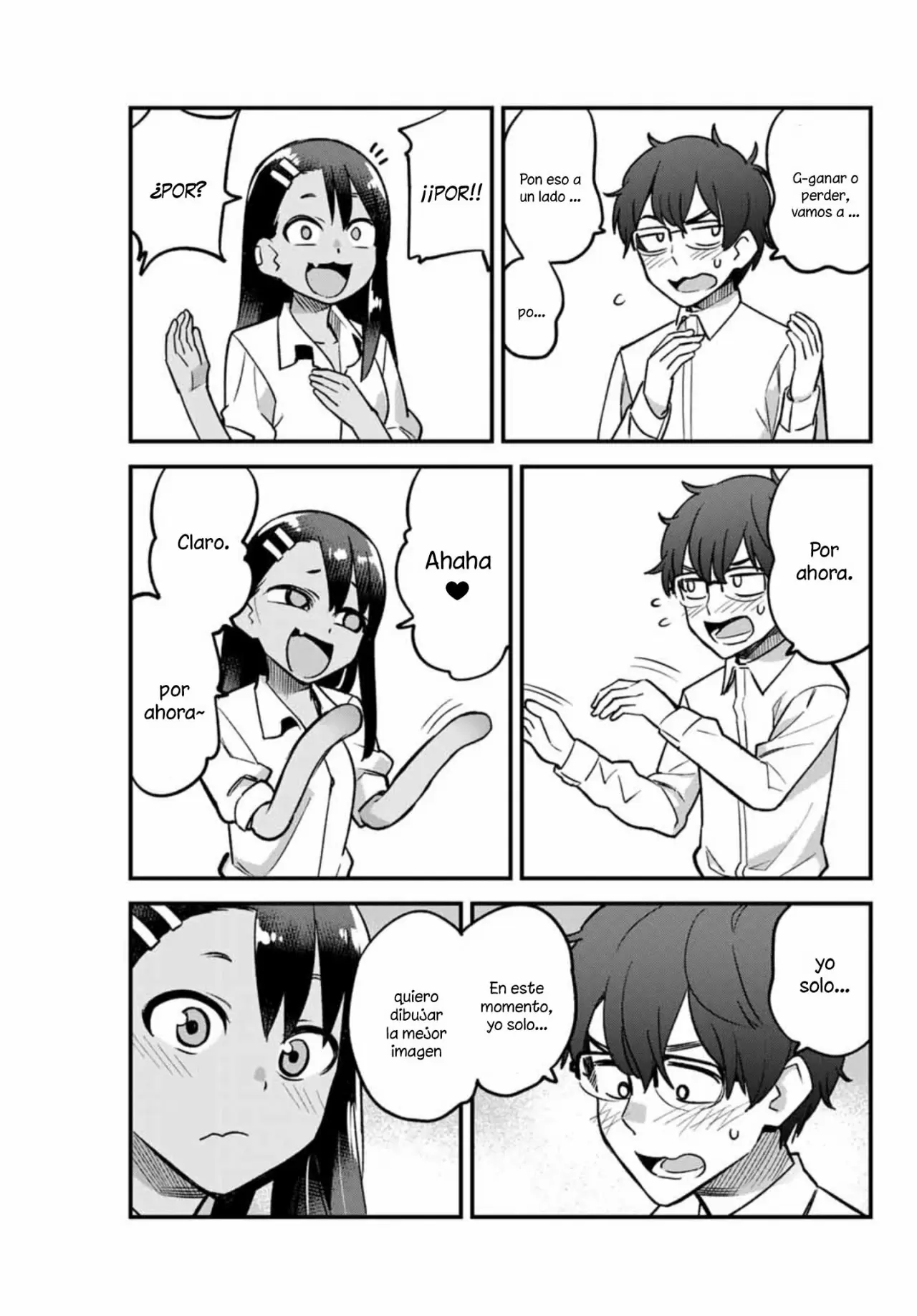 Please don't bully me, Nagatoro capítulo 43, página 14