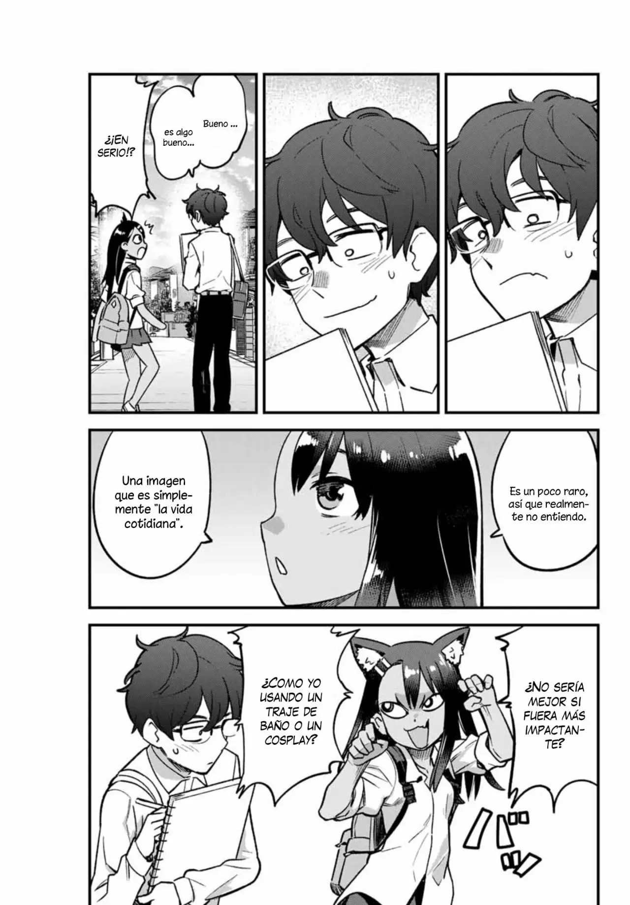 Please don't bully me, Nagatoro capítulo 43, página 18