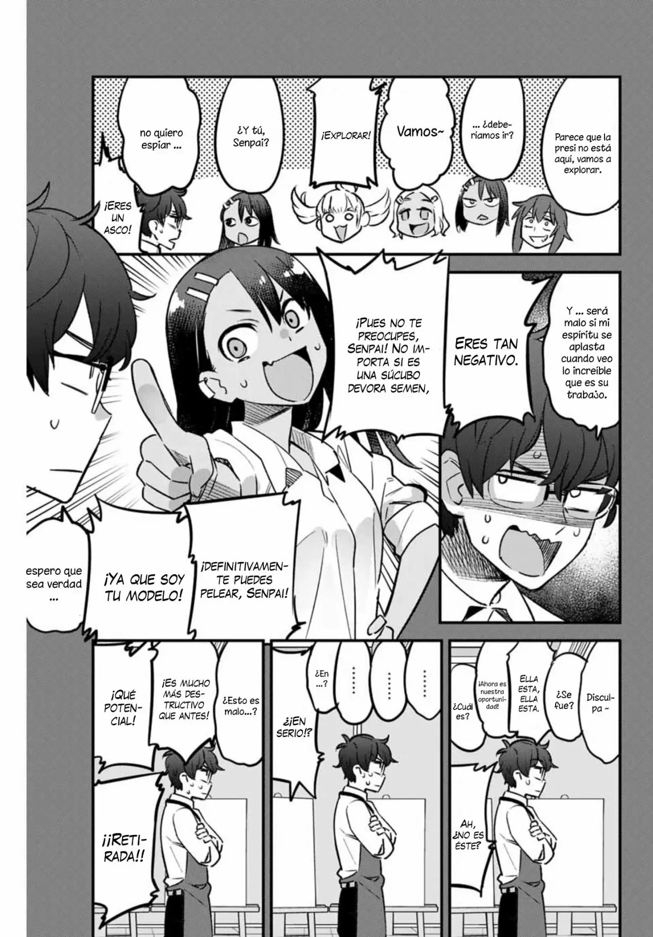 Please don't bully me, Nagatoro capítulo 44, página 12