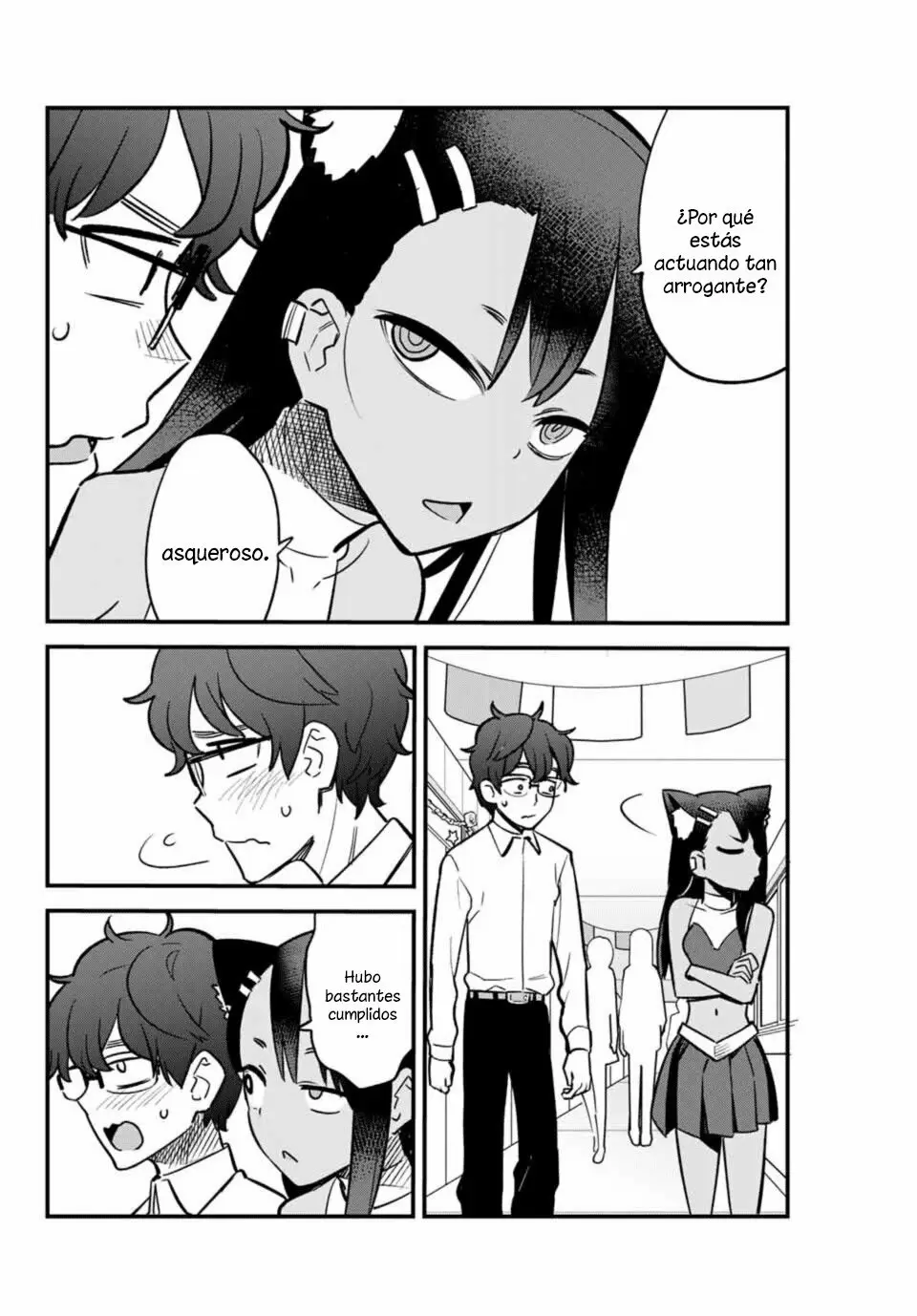 Please don't bully me, Nagatoro capítulo 46, página 9
