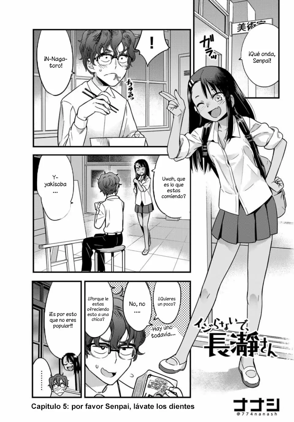 Please don't bully me, Nagatoro capítulo 5, página 2