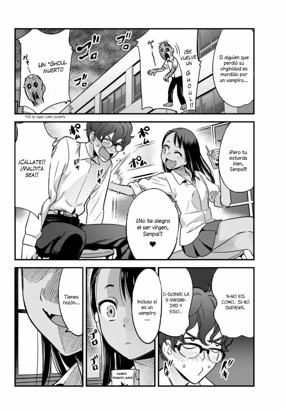 Please don't bully me, Nagatoro capítulo 5, página 5