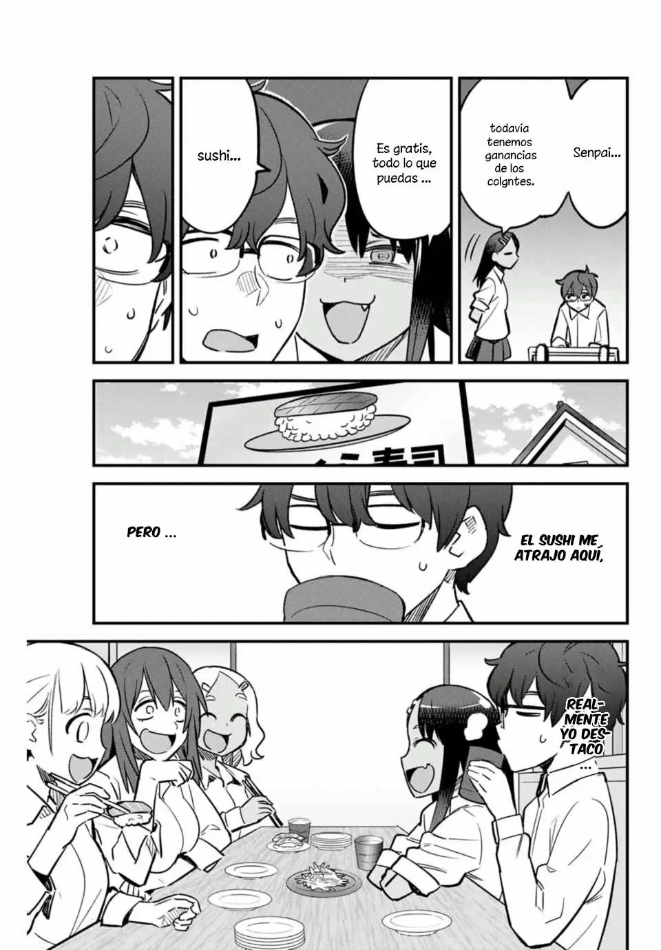 Please don't bully me, Nagatoro capítulo 50, página 4