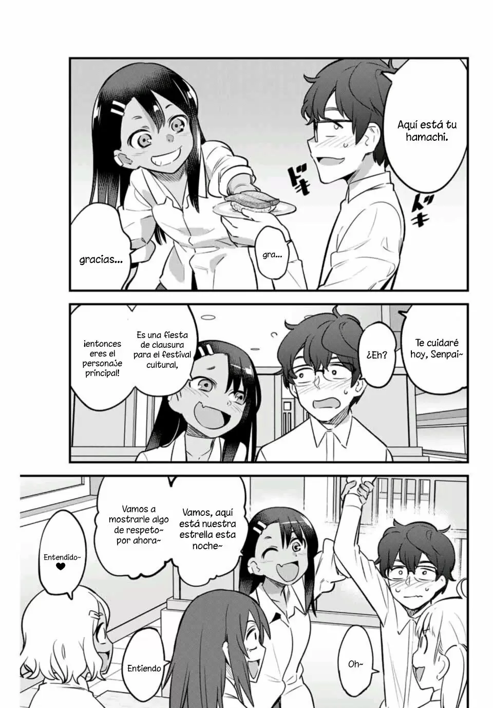 Please don't bully me, Nagatoro capítulo 50, página 8