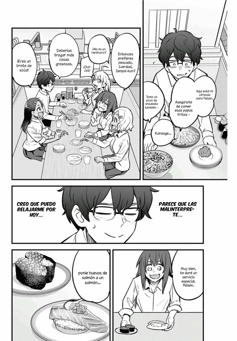 Please don't bully me, Nagatoro capítulo 50, página 9