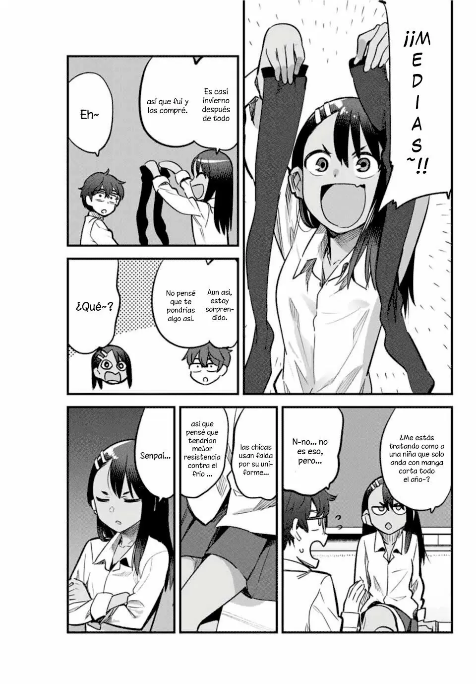 Please don't bully me, Nagatoro capítulo 54, página 4